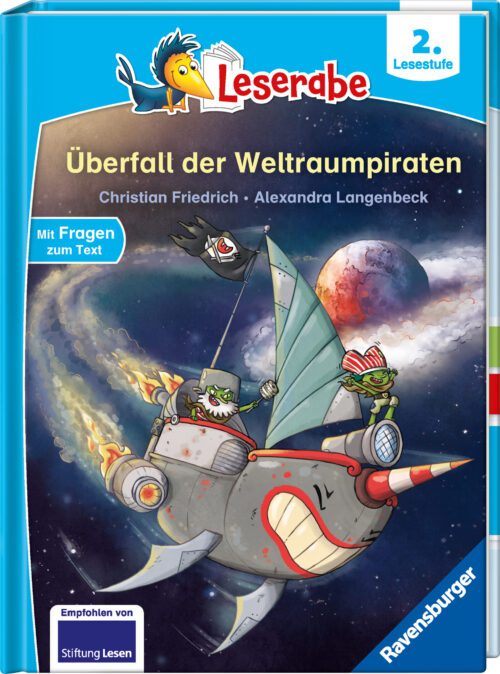 Leserabe: Überfall der Weltraumpiraten (2. Lesestufe)